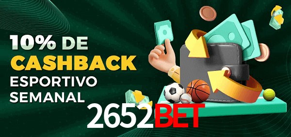10% de bônus de cashback na 2652bet
